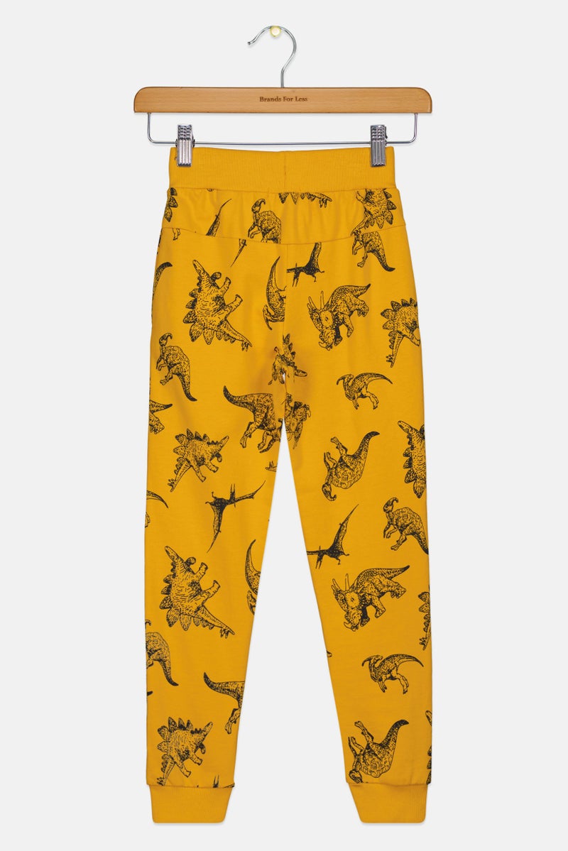 NAME IT Kids Boy Drawstring Graphic Print Jogger Pants, Multicolor - Image 3