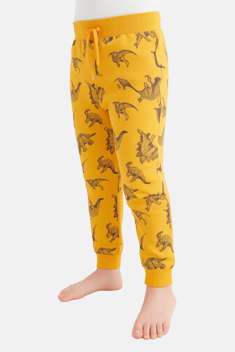 NAME IT Kids Boy Drawstring Graphic Print Jogger Pants, Multicolor - Image 1