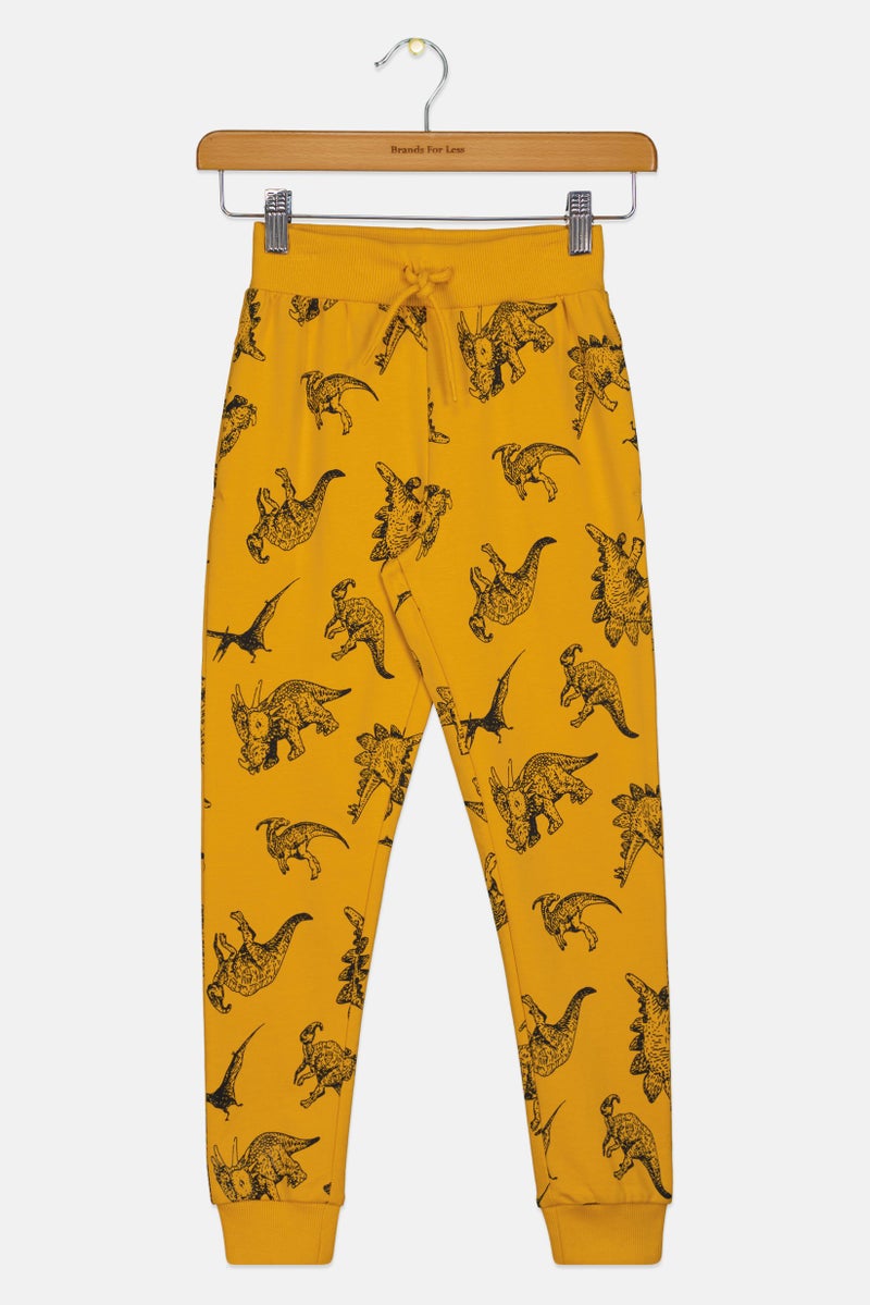 NAME IT Kids Boy Drawstring Graphic Print Jogger Pants, Multicolor - Image 2