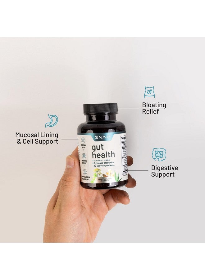 Snap Supplements Gut Health Supplements for Men and Women, Prebiotics and Probiotics for Digestive Health, Leaky Gut Repair Supplements, Gut Cleanse, Gut Repair, Digestive Probiotic (60 Capsules) - Image 3