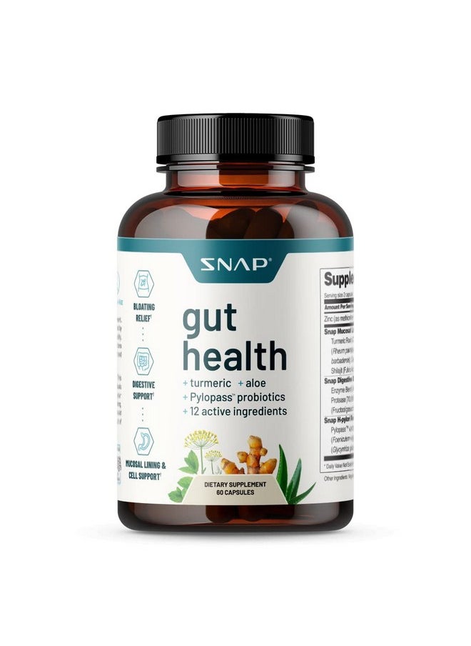 Snap Supplements Gut Health Supplements for Men and Women, Prebiotics and Probiotics for Digestive Health, Leaky Gut Repair Supplements, Gut Cleanse, Gut Repair, Digestive Probiotic (60 Capsules) - pzsku/ZDE68B2AD6C06C9800D11Z/45/_/1740202525/a27bd2fd-7a8d-44ee-8c19-0f8711ee0426