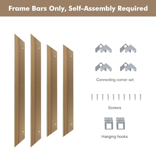 FOLKOR 24x36 Frame for Canvas Painting DIY Metal Canvas Floater Frame with 15 Inch Deep for Oil Paintings Art Prints Artwork Landscape Portrait Living Room Wall Decor Bronze - Image 3