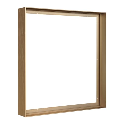 FOLKOR 24x36 Frame for Canvas Painting DIY Metal Canvas Floater Frame with 15 Inch Deep for Oil Paintings Art Prints Artwork Landscape Portrait Living Room Wall Decor Bronze - Image 1
