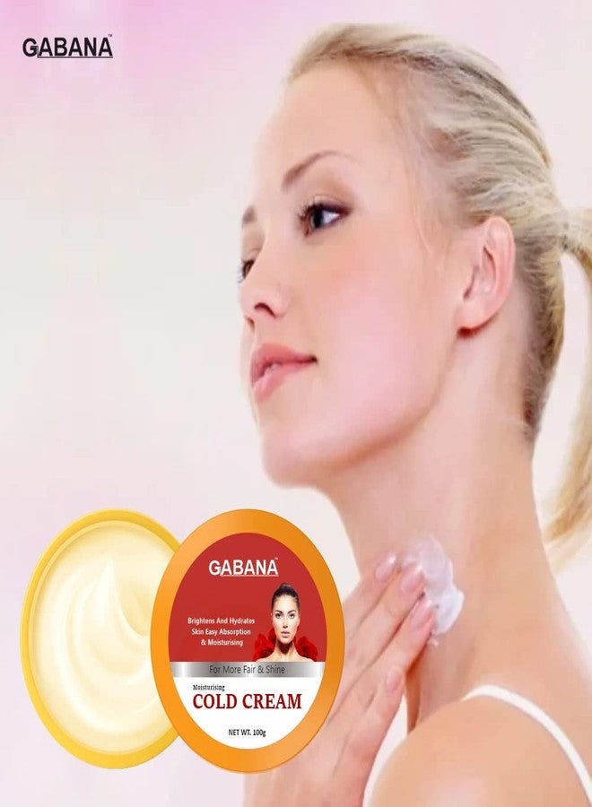 GABANA كريم غابانا البارد للبشرة الجافة والمتألقة (عبوة من 3 قطع، 100 غرام) | ترطيب وتغذية عميقة لبشرة ناعمة وملساء، يحمي من الجفاف، مرطب للوجه والجسم، تركيبة غير دهنية - Image 3