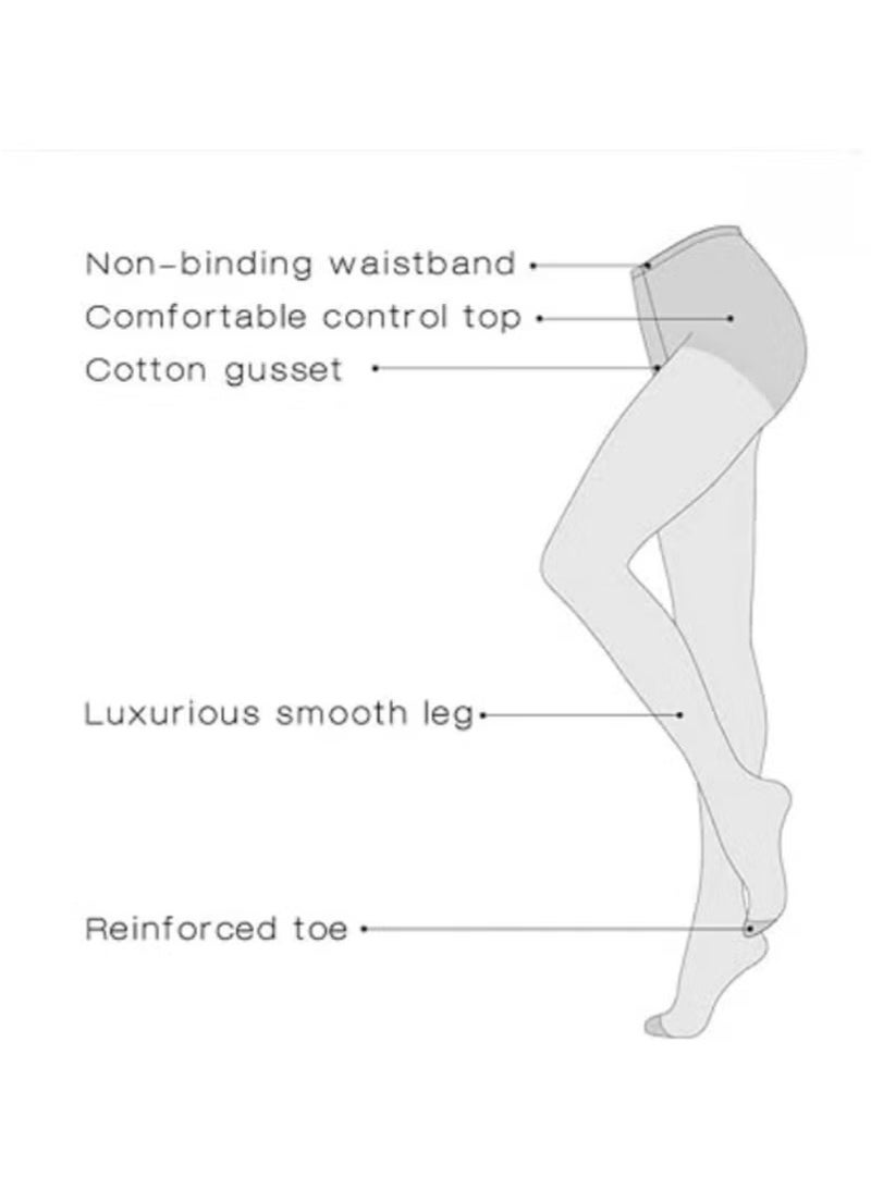 High Quality Silk Stockings,Pantyhose（4 Pair） - Image 3