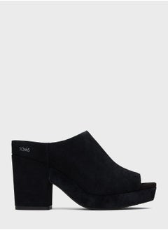Suede Florence Mid Heel Slip On