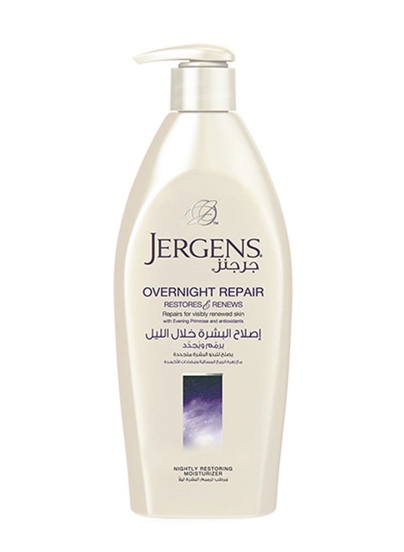 Jergens Overnight Repair Nightly Restoring Moisturizer, 400ml