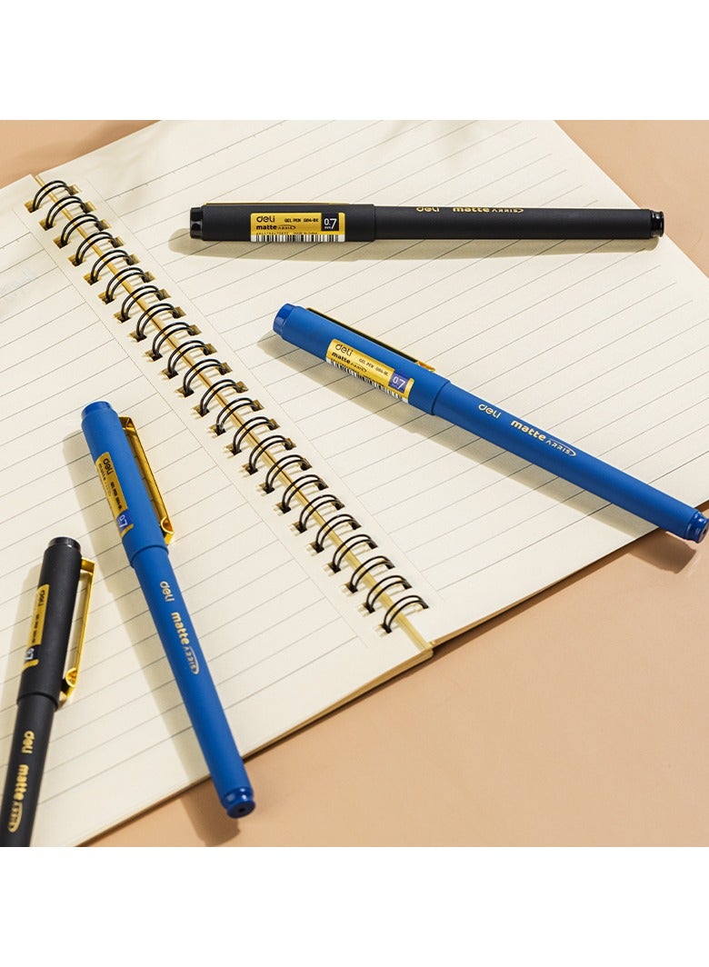ديليEG84-BL قلم جيل 0.7 ملم حبر أزرق، 12 قطعة/علبة – مثالي للمهام الكتابية المهنية - Image 5