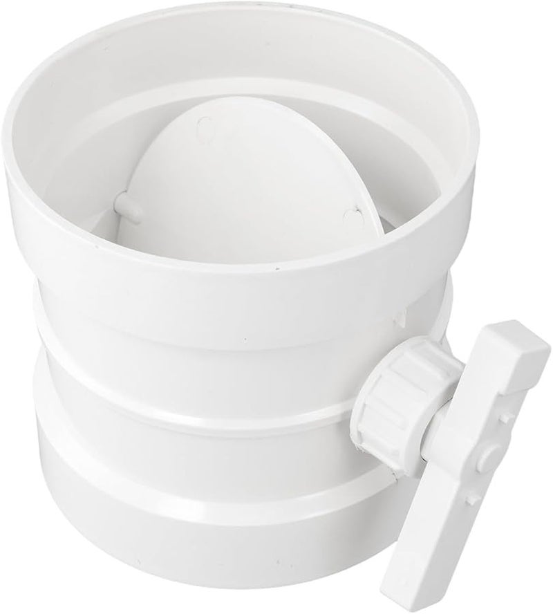 PVC Manual Air Volume Control Valve 160mm For Ventilation System - Image 1