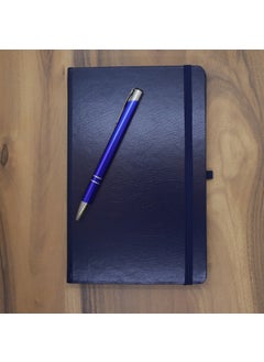 Ada Lazer Personalized Leather Undated Agenda and Pen Set  - Image 4