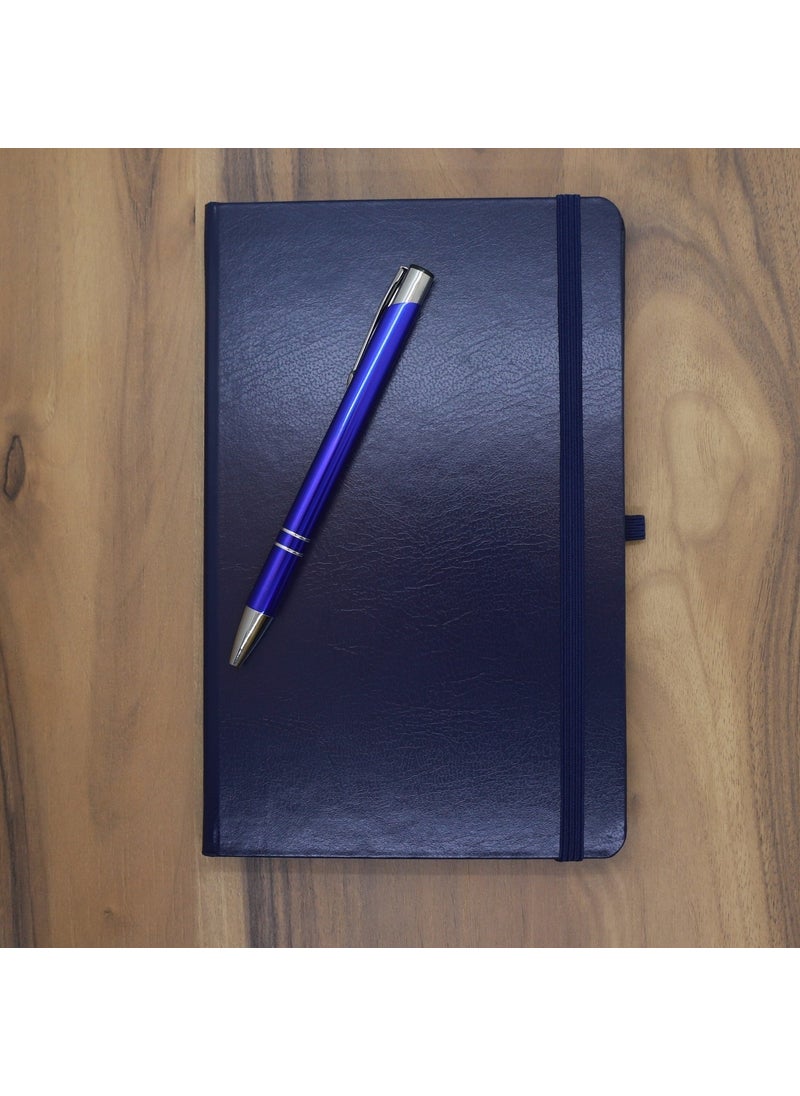 Ada Lazer Personalized Leather Undated Agenda and Pen Set  - Image 4