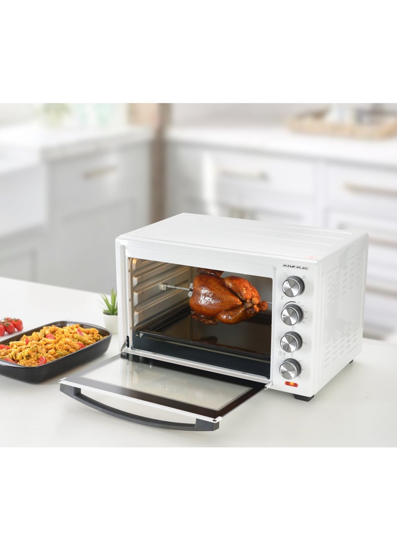 ALSAIF-ELEC HUMMER PRO Oven With Grill 30 L 1600 W E01108 White - Image 3