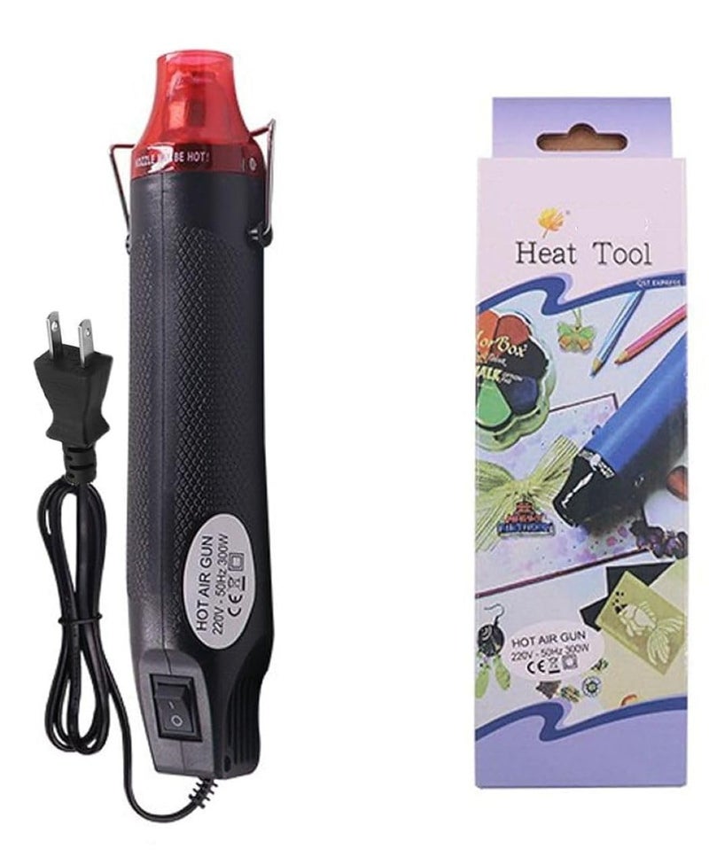 Faded ABS Portable Multicolor Handheld Hot Air Gun – Multi-Function Electric Heat Tool for DIY Embossing, Shrink Wrapping, Paint Drying & Craft Projects - Image 1