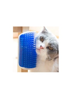 MIRFA Cat Self Grooming Brush - Face Scratcher And Massage Comb (Royal Blue)  - Image 1
