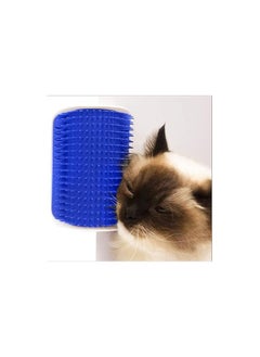 MIRFA Cat Self Grooming Brush - Face Scratcher And Massage Comb (Royal Blue)  - Image 3