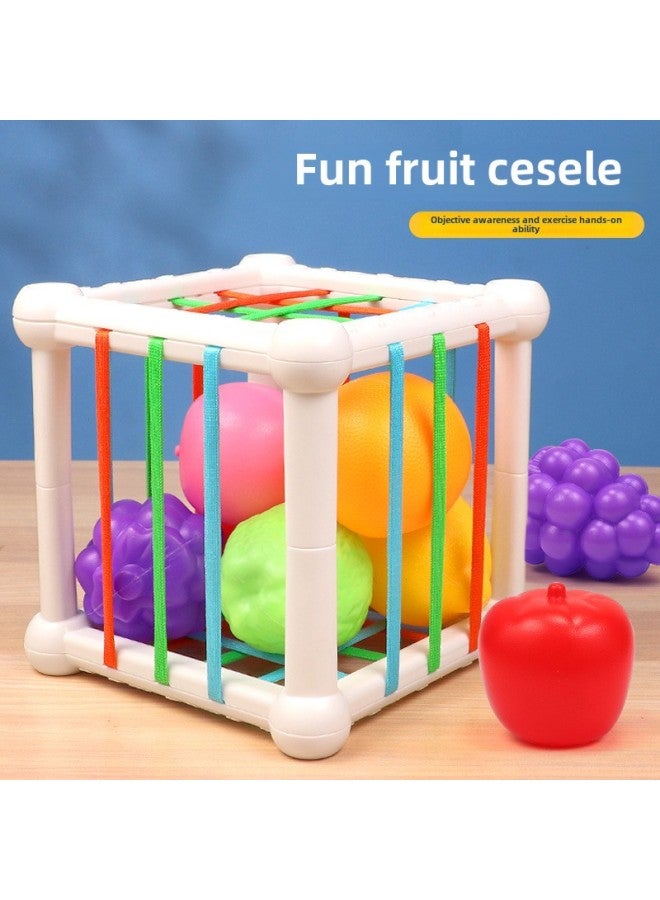 Baby Toys 9 Months Baby Early Education 6 Months More Than 6 Months 0-1 Years Old Saile Puzzle 8 Months Infant-Color:Fruit Cesele  Bagged - Image 3