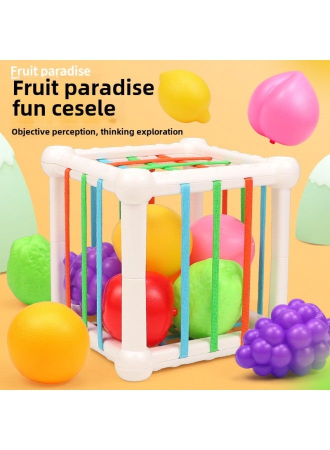 Baby Toys 9 Months Baby Early Education 6 Months More Than 6 Months 0-1 Years Old Saile Puzzle 8 Months Infant-Color:Fruit Cesele  Bagged - Image 2
