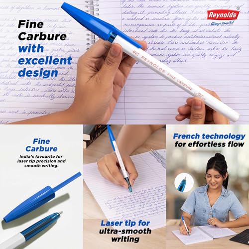Reynolds 045 Ball Pen Refills Set - 20 PENS Refill |Ball PENS for Writing | Pen for Students & Office Stationery | 0.7 mm TIP Size - Image 3