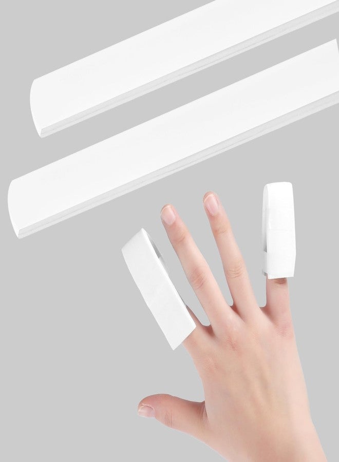 Lounsweer 2 Pcs Finger Splint Padded Strip Metal Finger Splint 18 in with Medical Tape Aluminum Foam Support Braces Stabilizer for Arthritis Fractures One Size Fits Most Left or Right Hand - Image 1