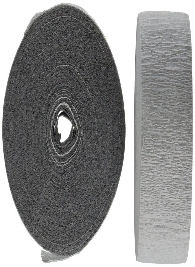 4 Rolls Crepe Paper Streamers 290 ft Total-Made in USA (Gray)