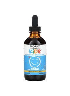 BIORAY Kids, NDF Calm, Naturopathic Herbal Drops, Vanilla, 4 fl oz (118 ml) 