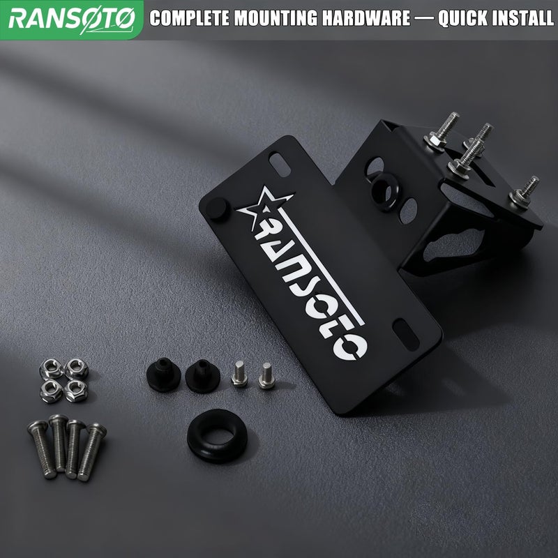 RANSOTO Fender Eliminator Kits Compatible with Kawasaki Ninja 400 / Z400 2018–2024 Ninja 250 2018–2023 Ninja 500 Z500 2024-2025 License Plate Holder - Image 3