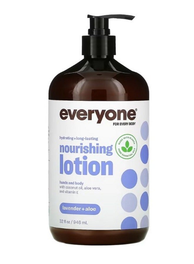 Everyone Nourishing Lotion Lavender  Aloe 32 fl oz 946 ml - Image 1