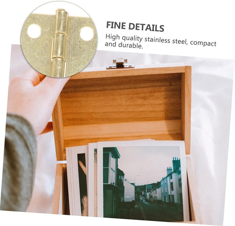 Self Closing Spring Hinges Automatic Door Hinges Yellow Medium Size 3 Pieces - Image 4