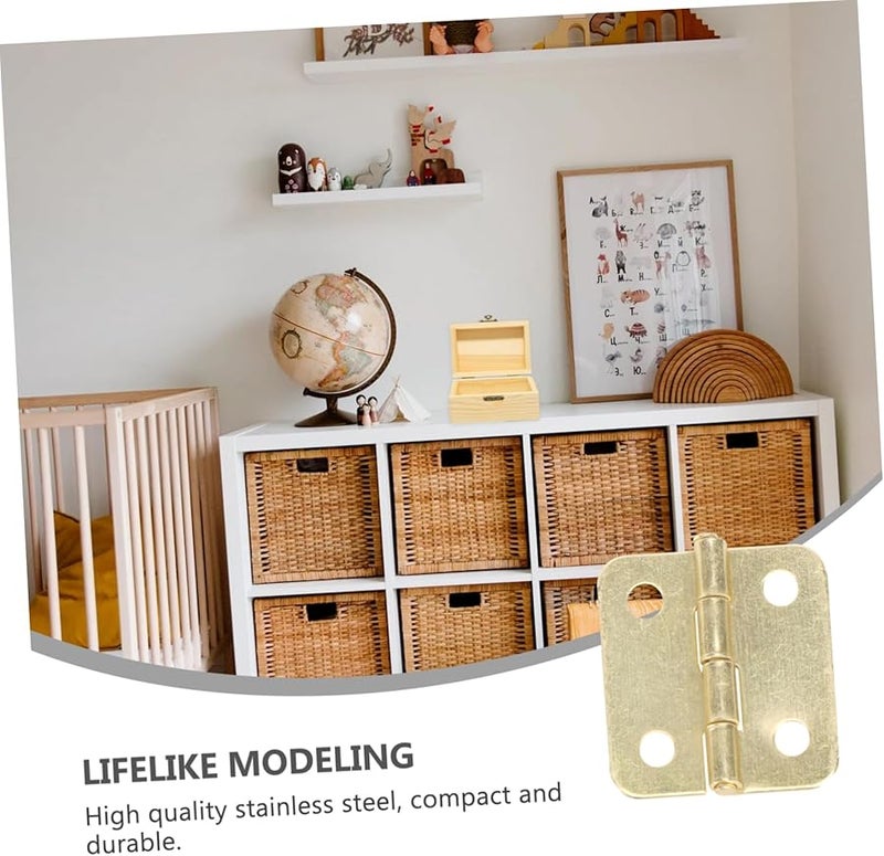 Self Closing Spring Hinges Automatic Door Hinges Yellow Medium Size 3 Pieces - Image 5