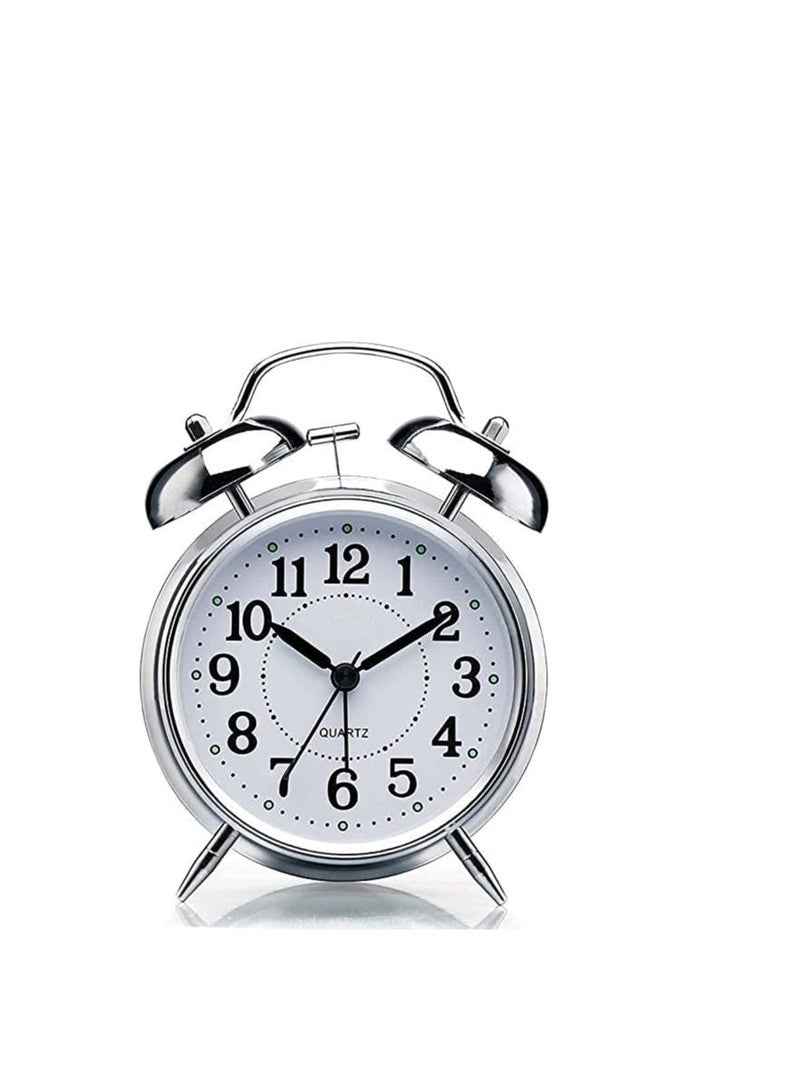 Round Shape Twin Bell Alarm Table Clock - Image 1