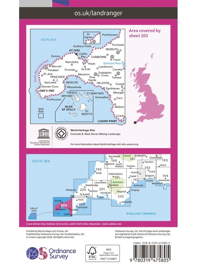 Land's End & Isles of Scilly: St Ives & Lizard Point