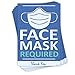 Wrapco (5) Pack Face Mask Required sign No Mask No Entry Sign 7 x 10 Sticker Posters For Business Please Wear Mask Sign - Image 2