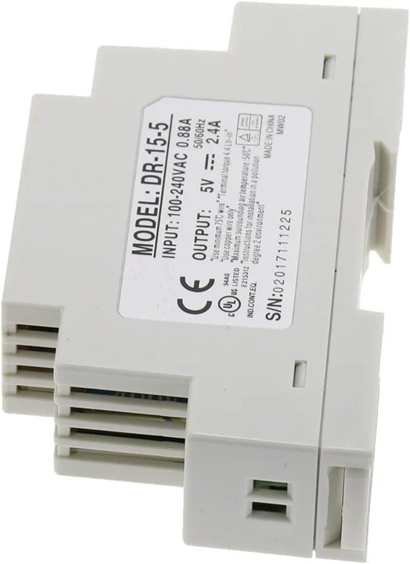 DR-15 15W Single Output 5V 12V 15V 24V Din Rail Mounting Industrial Switching Power Supply Supplier(12V) - Image 4