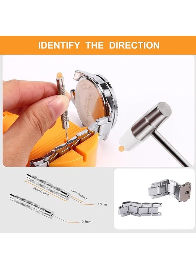 13 Pieces Watch Link Removal Kit，Professional Watch Band Replacement Tool - Image 4