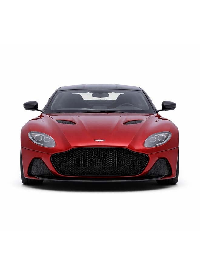 Welly 1:24 Scale Aston Martin Die-Cast Model - Red and Black Roof - Detailed Sports Coupe Replica with Realistic Wheels and Grille - Modern Supercar Display Piece – Die-Cast Toy Car for Kids & Collectors - Image 3