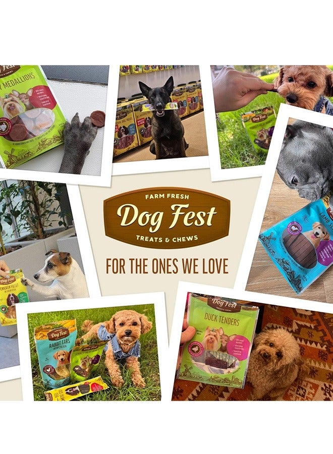 Dog Fest شرائح الديك الرومي للكلاب البالغة - 90 جرام - Image 3