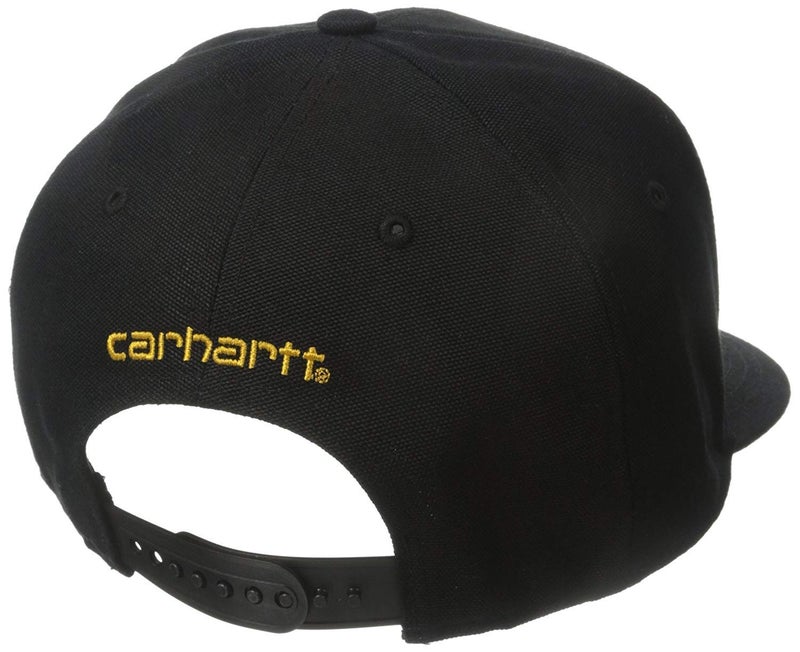 carhartt قبعة كار هارت للرجال من قطن 100% مقاوم للرطوبة، جاف سريع، أشلاند، أسود، مقاس واحد - Image 2