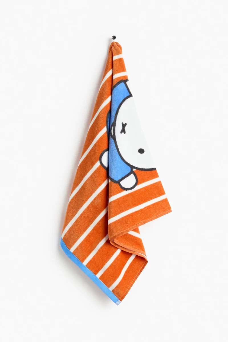 H&M Print-motif terry bath towel