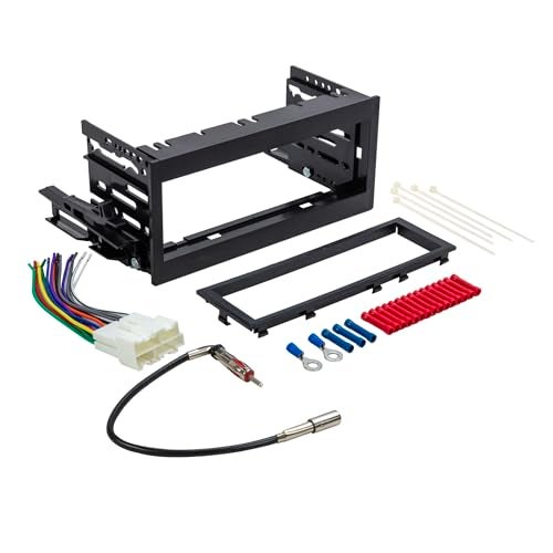 Scosche GM9505CS Complete Single DIN Stereo Installation Kit for Select Non-Amplified 1995-05 GM Full Size Trucks and SUV's - No Steering Wheel Remote - See Fit Guide in Images to Verify Your Vehicle - Image 1