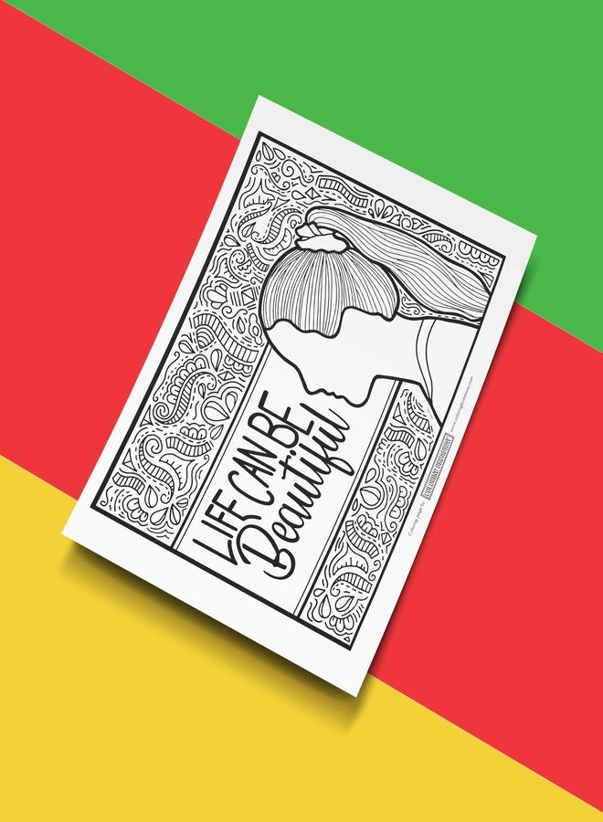Coloring Broadway - Heathers Inspired Coloring Pages (Set of 4) “Color Me Stoked” Collection, Broadway Musical Merchandise, Card Stock (8 1/2” x 11”), Ideal Gift for a Broadway Theater Lover - Image 4