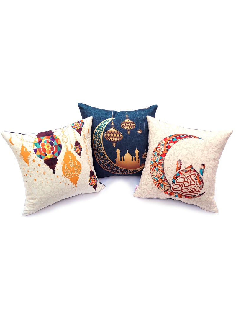 Alwan Set of 3 Ramadan Kareem Cushion Covers - Image 1