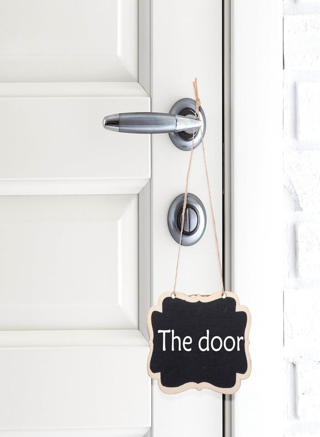 Andibro مجموعة أنديبرو المكونة من 10 قطع من ملصقات قوارير النبيذ المصنوعة من حجر الأردواز، قابلة لإعادة الاستخدام مع خيط للتعليق، ملصقات رسائل قابلة للتخصيص لحفلات الزفاف، زجاجات النبيذ، ديكور البوفيه، أرقام الطاولات، النباتات - Image 5