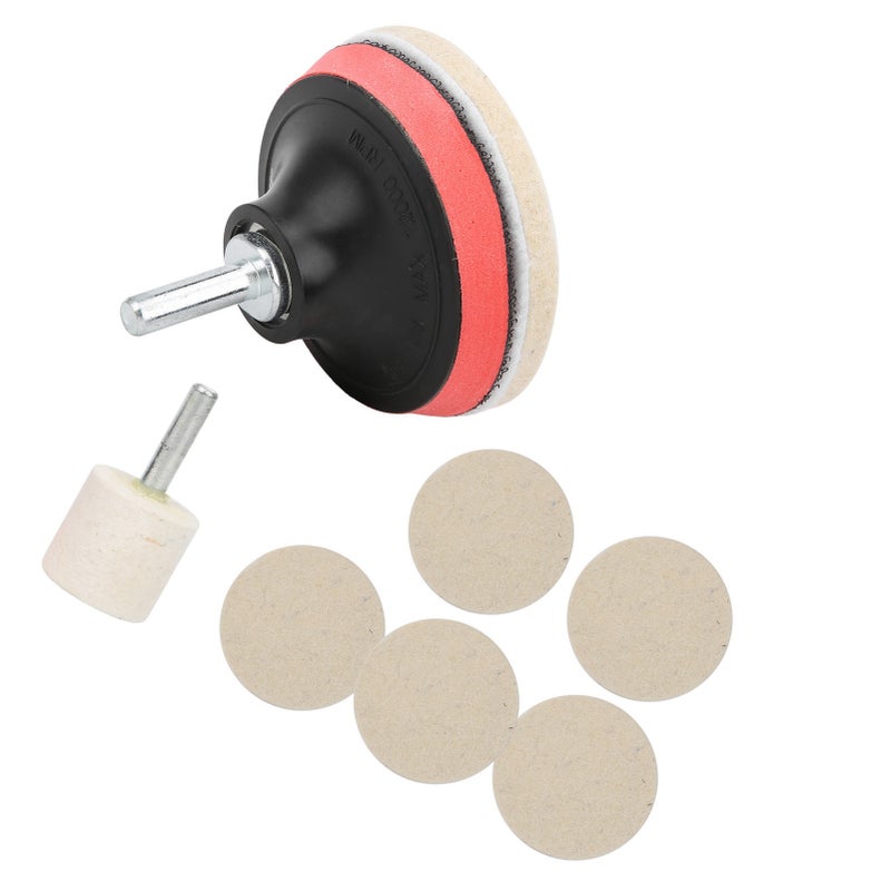 Car Windscreen Glass Scratch Remover 100g Cerium Oxide Powder Polishing Kit Wheels Set Polish Pads - Image 4