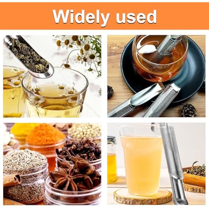 Lonimia Stainless Steel Tea Strainer Tea Infuser For Fine Loose Tea Long Handle Tea Filter For Loose Tea Chamomile Green - Image 5