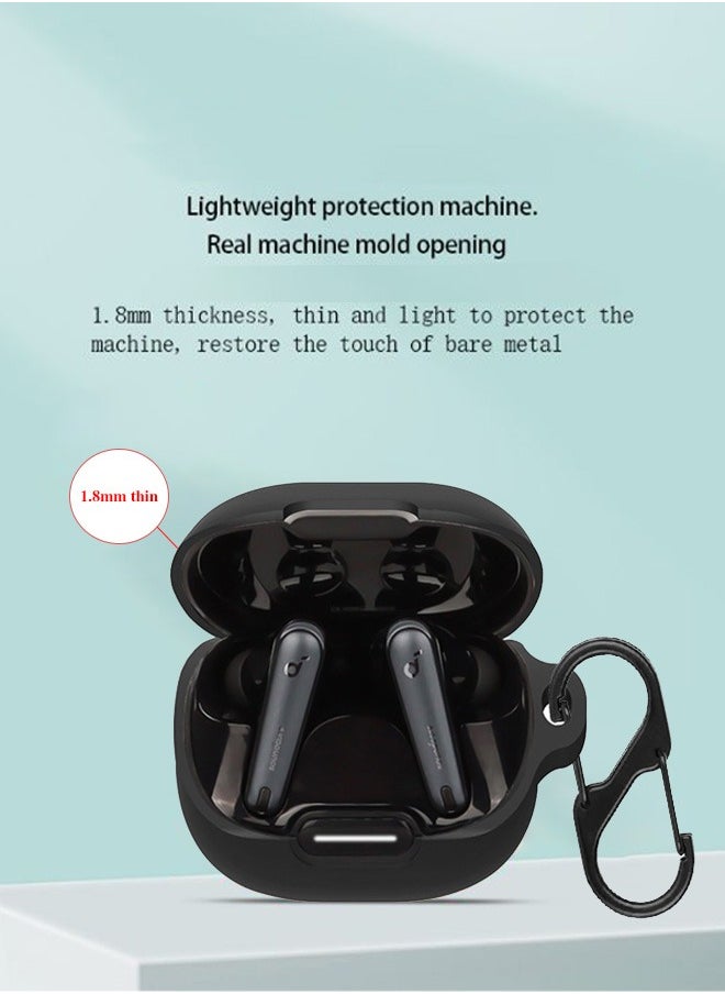 Realfrog Protective Silicone Case Cover For Soundcore Liberty 4 NC In-Ear Earphones  - Image 3