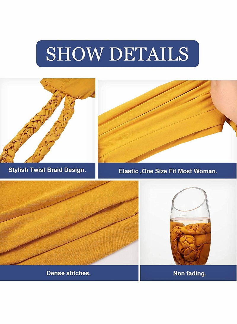 KASTWAVE Turban Head Wrap Pink Pattern Head Scarf Soft Flower Print Head Cover Cap Headwear for Women and Girls(3 Pieces ) - Image 2