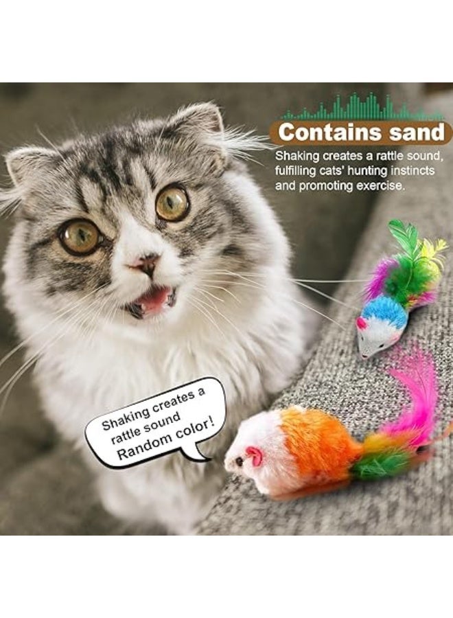 2 PCS Cat Toys for Indoor, Interactive Cat Toy with Real Chirping Bird Electronic Sound, Wall Mounted Cat Toys, Contains Catnip, Stimulating the Hunting Nature of Cats - Image 3