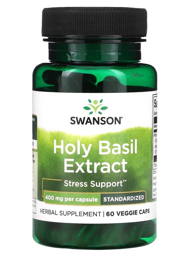 Holy Basil Extract  400 mg  60 Veggie Caps