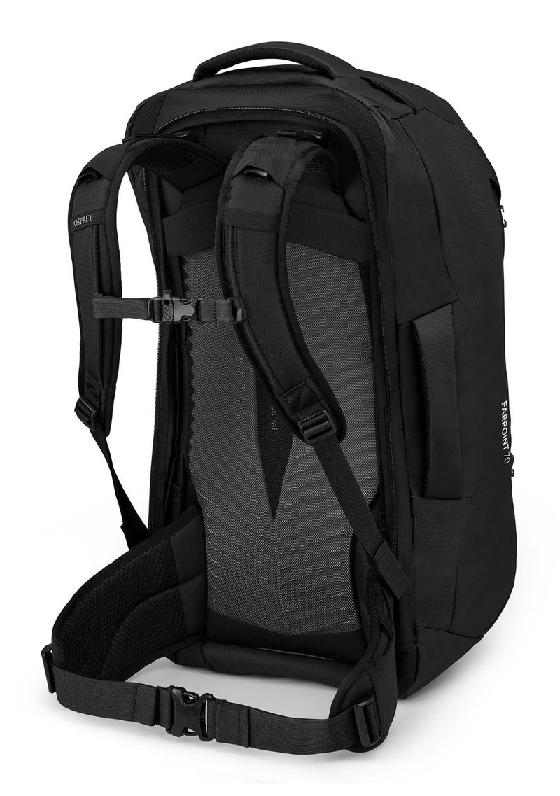 Osprey Farpoint 70L Men's Travel Backpack, Black - Image 4