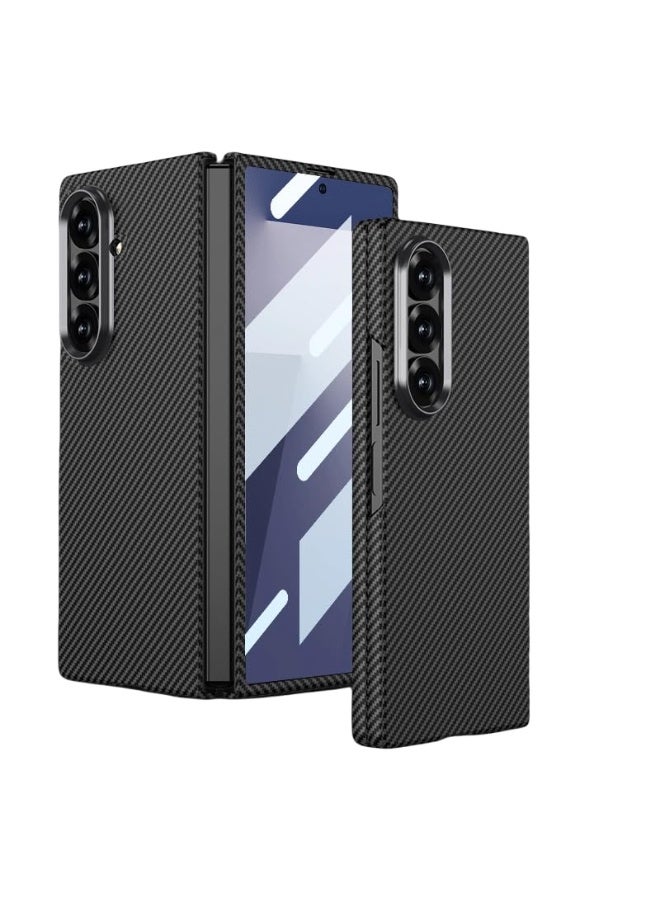 general Carbon Fiber Case Compatible with Samsung Galaxy Z Fold7, Built-in Front Screen Protection, Ultra-thin Protective Cover for Samsung Z Fold 7 - Image 1